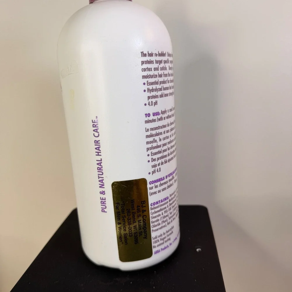 ABBA Recoup Maximum Reconstructor Hair Strength Body Shine 32oz 950mL Vegan USA